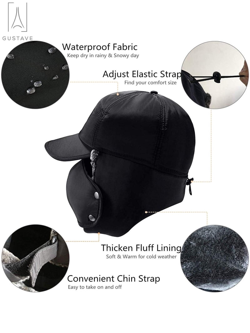 Gustave Men Women Trapper Hat Warm Windproof Trooper Hat  display picture 1