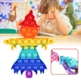 thumbnail image 2 of Presione Bubble Halloween Rainbow Scarecrow Toy Juguetes Educativos Autismo Necesidades Especiales Stress Reliever Silicona Descompresión Juguetes Grandes Regalos Para Niños seitruly HA038425-00, 2 of 6