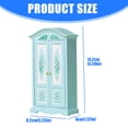 thumbnail image 3 of Miniature Floral Print Wardrobe For Doll House 1:12 Scaled Wooden Wardrobe Miniature Furniture 5.59x3.23x1.57Inch, 3 of 8
