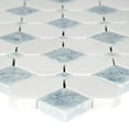 thumbnail image 3 of MSI Azula Hatchwork 12 in. x 12 in. Polished Marble Mesh-Mounted Mosaic Tile (10 Sq. ft./Case), 3 of 3