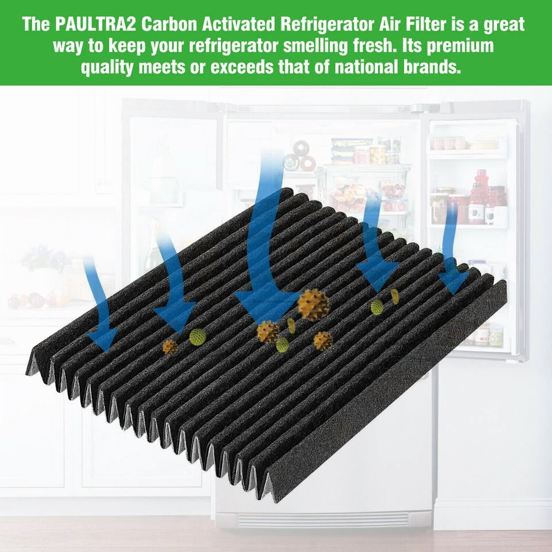 CIRCLE- 4X Replacement Refrigerator Air Filter For Frigidaire Paultra2 Pureair Ultra Ii
