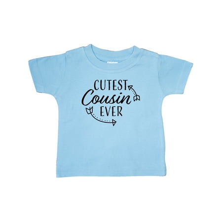 

Inktastic Cutest Cousin Ever with Arrows Gift Baby Boy or Baby Girl T-Shirt