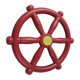 thumbnail image 1 of 2x Volante de barco pirata portátil de 18.8 '' para niños con hardware de montaje adjunto para cualquier dispositivo de columpio / juego de Zulema juguetes volante, 1 of 7