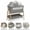 Gray, variant on suihuooo 4-in-1 Rocking Baby Bassinet with Wheels and Storage Basket 7 Height Adjustable Mosquito Net for Newborn,Gray