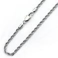 thumbnail image 2 of 3.2mm Stainless Steel Chain Necklaces Rope Chain ( Available Length 16",18",20",24",30"), 2 of 2