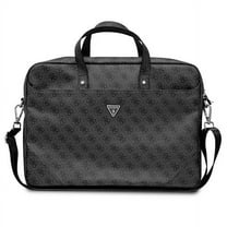 Guess 4G Triangle Logo Laptop Bag 16" Black Saffiano - GUCB15P4TK