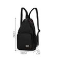 thumbnail image 4 of IAJFHAFS Small Sling Crossbody Backpack Shoulder Bag for Men Women, Lightweight One Strap Backpack Sling Bag Backpack for Hiking Walking Biking Travel Cycling, 4 of 6