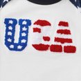 thumbnail image 5 of Toddler Boy Clothing Sets 4th of July Baby Boy Outfit Stylish Ice Cream & Star Print Button Down Shirt with Bow Tie & Shorts 2-Piece Outfit, 5 of 5
