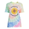 thumbnail image 4 of No Boundaries Juniors’ Tie Dye Boyfriend T-Shirt, 4 of 5