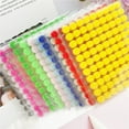 thumbnail image 3 of 99Pairs 10mm Multicolor Adhesive Fastener Tape Dots Nylon Sticky Hook And Loop Dot Sticker Double Sided Round Self-Adhesive Pink 10mm 99pairr Hook And Loop, 3 of 6