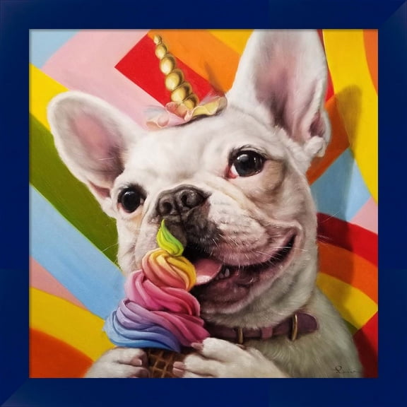 Great Art Now Rainbow Party by Lucia Heffernan, Framed Wall Art, 14W x 14H