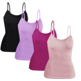 thumbnail image 1 of Set 4 Blusas Mujer Tirantes Unitalla Casual Blusa Crop Top Dama, 1 of 5