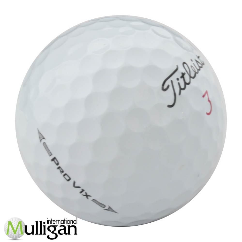 Mulligan - 36 balles de golf récupérées Titleist Prov1 générations antérieurs 5A, Blanc