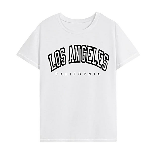 Camiseta para mujer Ropa deportiva de verano Camisa con cuello redondo para oficina Trabajo Vacaciones Camping SG