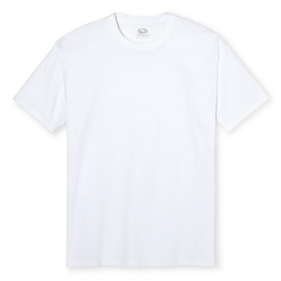 Fruit of the Loom Select Men's Short Sleeve Crew Neck Tee - White - (Medium)