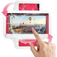 thumbnail image 1 of Shower Phone Holder,360° Rotation Bathroom Waterproof Phone Case, Shower Wall-Mounted Waterproof Phone Case, Highly Sensitive Touch Screen Waterproof Holder,for Phones Under 6.8 Inch (White), 1 of 8