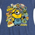 thumbnail image 3 of Despicable Me Minions - Banana Stickers - Toddler & Youth Girls Fit & Flare Dress, 3 of 4