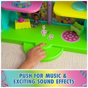 Gabbys Dollhouse, Celebration Dollhouse 2-Foot Tall Playset with Sounds, 14 Pieces