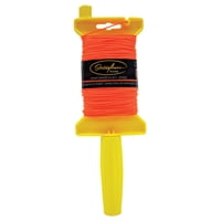 

Stringliner Original Twisted Chalk Mason Line With Reel NO 18 270 ft L 165 lb Nylon Fluorescent Orange