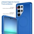 thumbnail image 3 of Petocase for Samsung Galaxy S25 Ultra Case,Compatible with MagSafe,Military Grade Drop 3 Layer Protection Rugged Case,Magnetic Phone Cover for Galaxy S25 Ultra,Navy Blue, 3 of 7