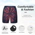 thumbnail image 3 of Fuzoiu Fireworks3 Print Men's Swim Shorts,Quick-Dry Double-Layer Swim Trunks,Board Trunks,Beach Shorts Swimwear Bathing Suits-Medium, 3 of 6