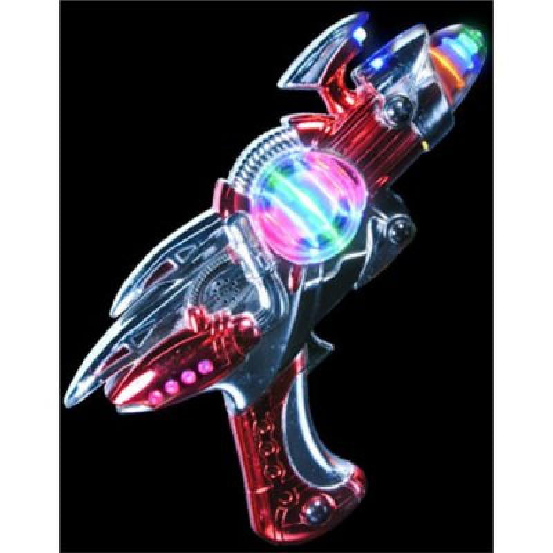 IR Super Spinning Laser Space Blaster With LED Light & Sound Colors May Vary for sale online 