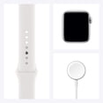 thumbnail image 3 of Restored Apple Watch Series 6 (GPS, 40mm) - Silver Aluminum Case with White Sport Band (Refurbished), 3 of 6