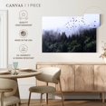thumbnail image 5 of Elephant Stock Calming Forestscape Wall Art - Horizontal Canvas Wall Art - Living Room Wall Decor - Wellness Canvas - Brown And Gray Decor - 12" x 8", 5 of 8