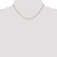 thumbnail image 2 of 18k Yellow Gold 16 Inch 1mm Spiga Chain Necklace Pendant Charm Wheat, 2 of 9