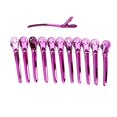 thumbnail image 2 of 12 Uds Clip de pico de pato Pin de peinado de peluquería de acero para peluquería barbería rosa, 2 of 12