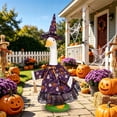 thumbnail image 4 of Sruoe Halloween Porch Goose Outfits, 23 Inch Porch Goose Clothes, Goose Clothes Dress, Duck Sculpture Clothes for Lawn Statue Cement Statue Yard Patio Party Decoration, 4 of 8