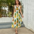 thumbnail image 5 of Lunarable Pineapple Art Sleeveless Dress Women's Summer Suit Dresses for Women 2025 Luxury Party Dress, 5 of 7