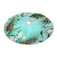 thumbnail image 2 of Balery Tropical Pineapple Printed Christmas Tree Skirt , Merry Christmas Party Christmas Tree Decoration,Adjustable Tree Skirt-48", 2 of 8