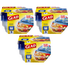 (3 pack) (3 Pack) Glad Food Storage Containers - Entree Container - 25 oz - 5 Containers