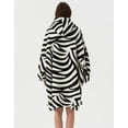 thumbnail image 5 of Wearable Blanket Hoodie Oversize Sherpa Fleece Hooded Blanket for Adults and Kids Snuggie Sweatshirt for Women Men, 5 of 5