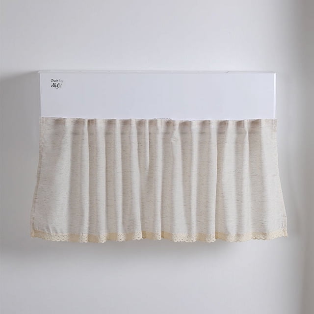 Nvzi Paño para parabrisas de aire acondicionado, antiviento directo, funda para bebé, cortina de viento, cortina de puerta, tela antipolvo 137*43 cm (modelo colgante)