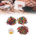 thumbnail image 4 of Colored Wooden Beads, Round Composite Wood Wooden Beads Bulk 601 Pcs With Fish Wire For DIY Craft Project, 4 of 8