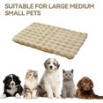 thumbnail image 3 of Dog Crate Bed Washable Dog Beds for Small Dogs Cats Deluxe Thick Flannel Fluffy Comfy Kennel Pad Anti-Slip & Anti-Scratch Pet Sleeping Mat, 18 x 12 Inch, Yellow, 3 of 5