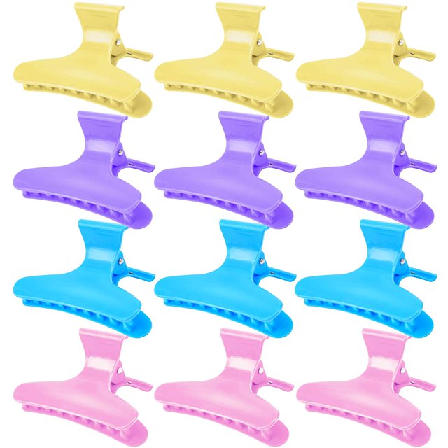Hair Clips for Styling Sectioning Butterfly Hair Clips Clamps Claws for Hair Salon Pro Salon Hair Clips for Cutting, Styling, Sectioning, Coloring Hair styling Clips Hair Accessories for Women