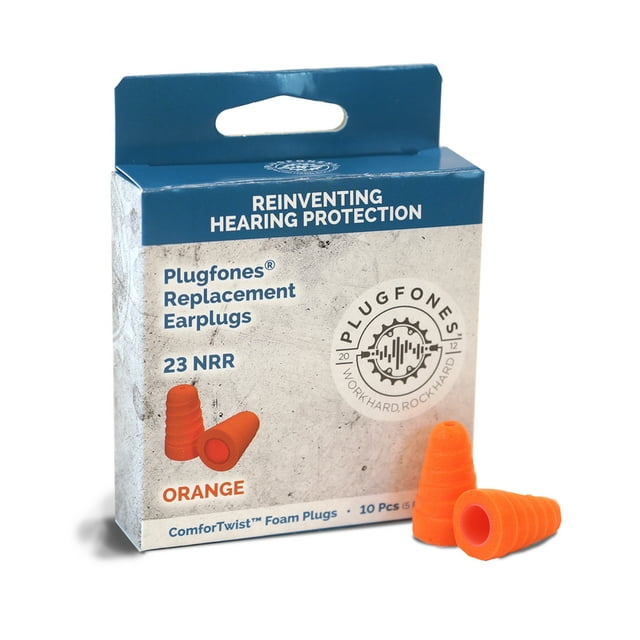 PLUGFONES Bouchons d'Oreilles RPLC ORG 23DB (Lot de 1)