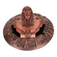 thumbnail image 1 of Innovative Ornaments Egyptian-Pharaoh-Shape Metal Ashtray, Decorative Ashtray, For Home Office ANGGREK CI1214, 1 of 8