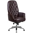 thumbnail image 2 of High Back Traditional Tufted Leather Multifunction Executive Swivel Chair with Arms, 2 of 4