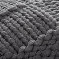 thumbnail image 3 of Better Homes & Garden Reversible Living Room Sweater Knit Pillow, 18 x 18 Inches, Gray, 3 of 5