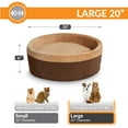thumbnail image 3 of K&H Pet Products Thermo-Kitty Bed Indoor Heated Cat Bed Mocha/Tan, Large 20 inches, 3 of 10