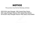 thumbnail image 2 of SIM Front Rear Semi-Metallic Brake Pads Kit for Car Jeep Wrangler KSM-100646, 2 of 8