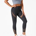 thumbnail image 5 of Jxximdong Leggings for Women Women's Seamless Knit Tight Height Waist Breathable Outdoor Running Fitness Pants Hip Lift Yoga Pants Gray XXL Yoga Pants, 5 of 7
