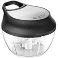 thumbnail image 2 of Manual Food Chopper - Onion Chopper Vegetable Cutter - Mini Chopper Nut Meats - Vegetable Dicer - Hand Chopper - Chopper One Piece - Black - 3 Cup, 2 of 5