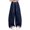 Navy, variant on Generic Girls Sweatpants Baggy Barrel Pants Wide Leg Drawstring Open Bottom Casual Sweat Pants with Pockets Color Block Trendy Wear