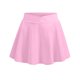 thumbnail image 5 of Niñas Pequeñas Conjuntos Cortos Elásticos de la Cintura Lateral Bolsillo Suelto Sólido Deportivo Skort Verano Casual, Vestido Corto de Verano, 5 of 8
