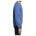 thumbnail image 3 of Mens Core Fleece Classic Crewneck Cotton/Poly fleece Sweatshirt Carolina Blue M, 3 of 6